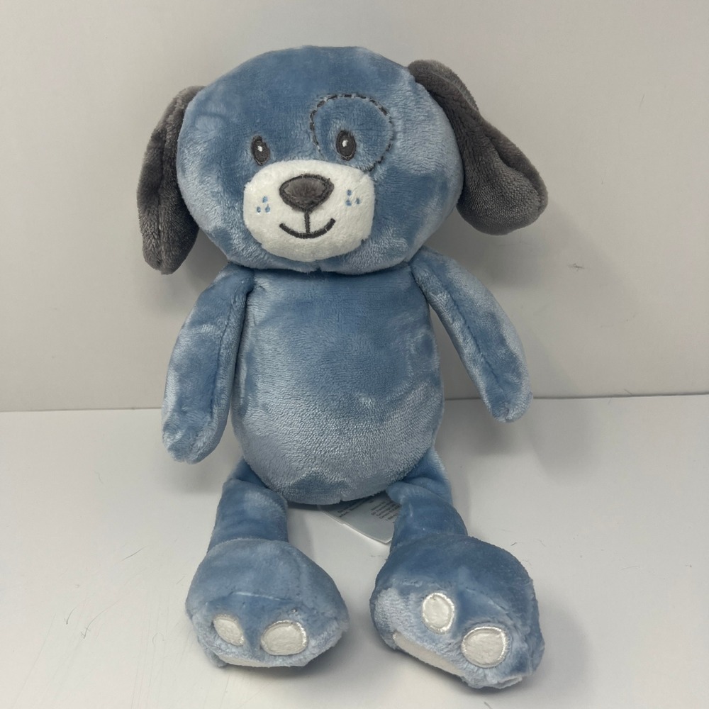 Little Miracles Blue Dog Puppy Plush Soft Cute Stuffed Animal Floppy Ears Legs